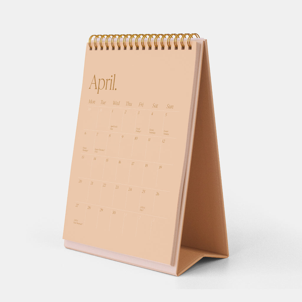 2026 Minimal Desk Calendar - LOW STOCK