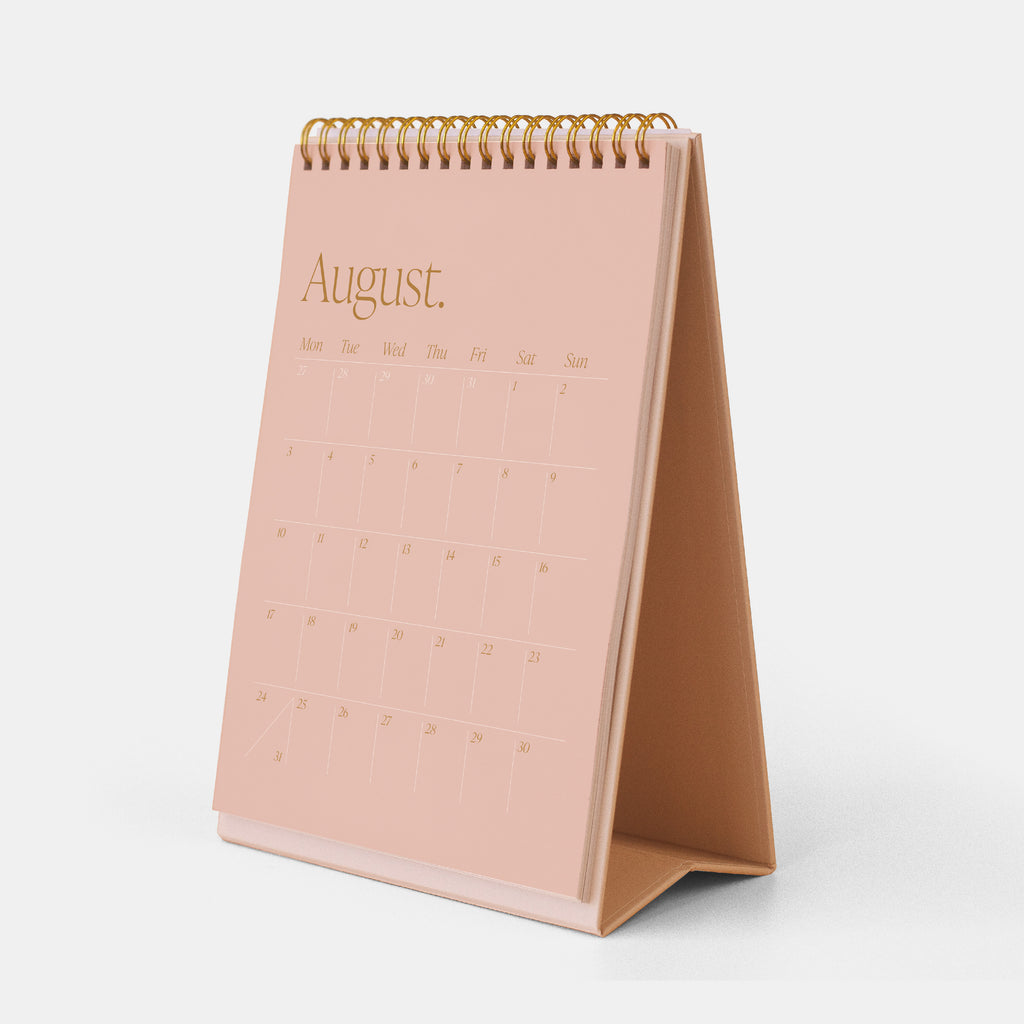 2026 Minimal Desk Calendar - LOW STOCK