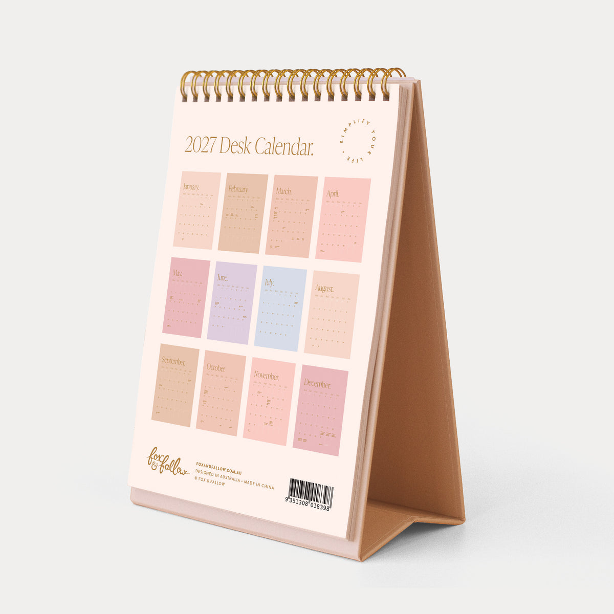 2027 Desk Calendar - PRE-ORDER (25 SEPTEMBER)