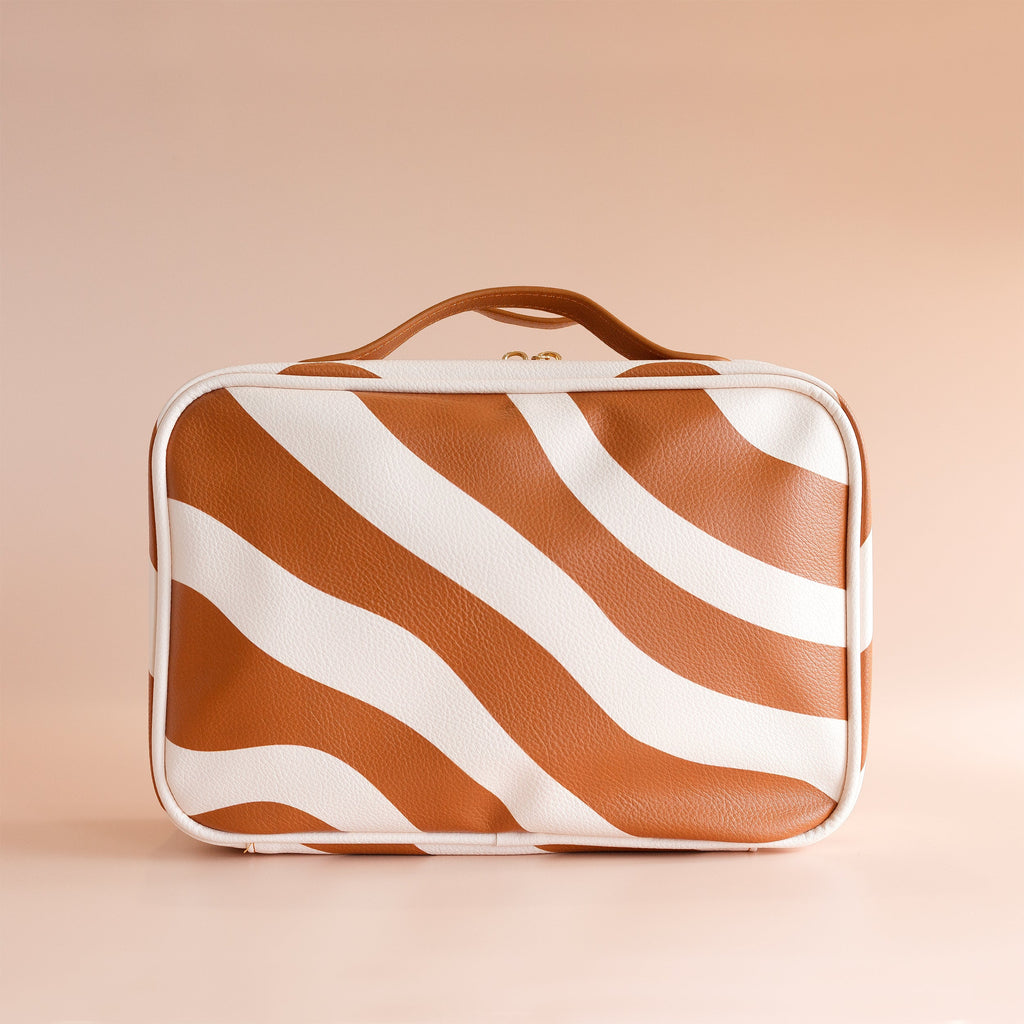 Rust Swirl Cosmetic Bag - SECONDS