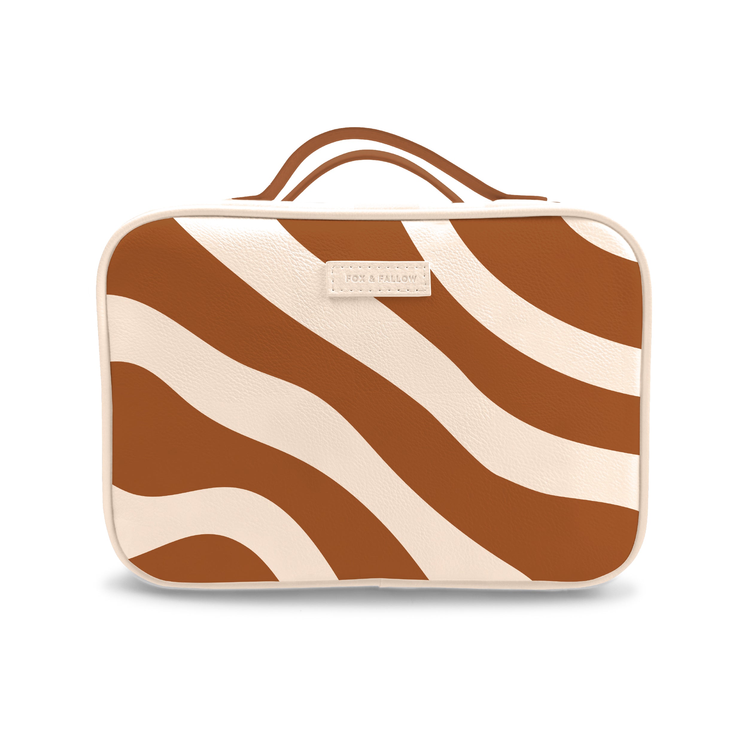 Rust Swirl Cosmetic Bag