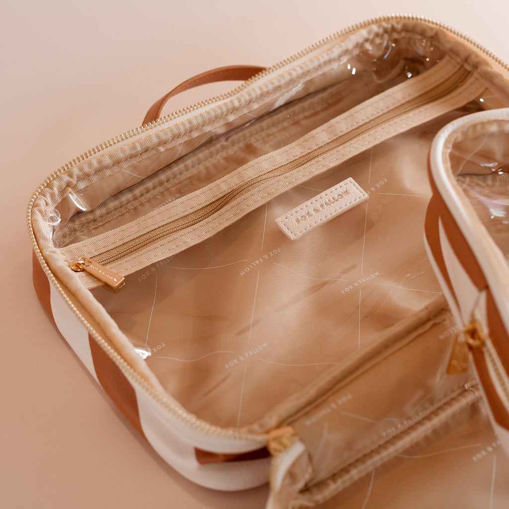 Rust Swirl Cosmetic Bag - SECONDS