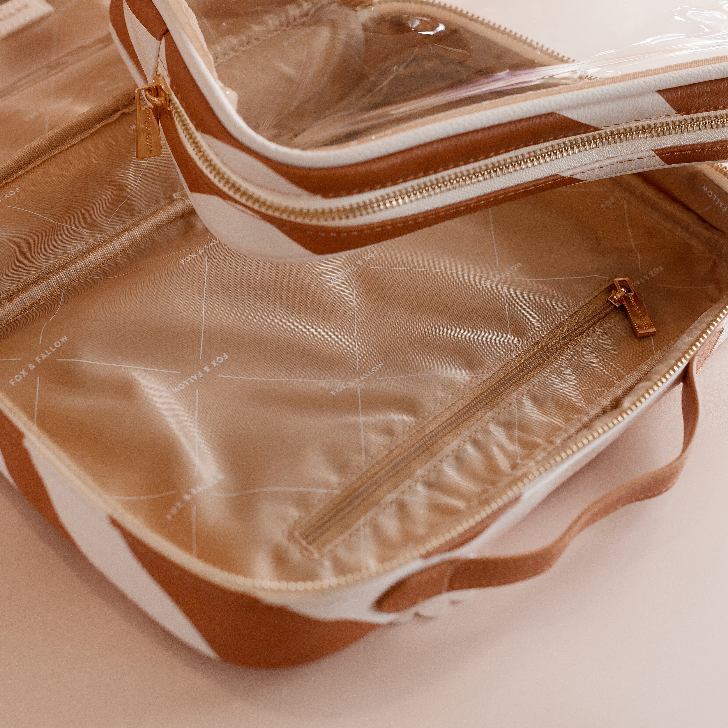 Rust Swirl Cosmetic Bag - SECONDS