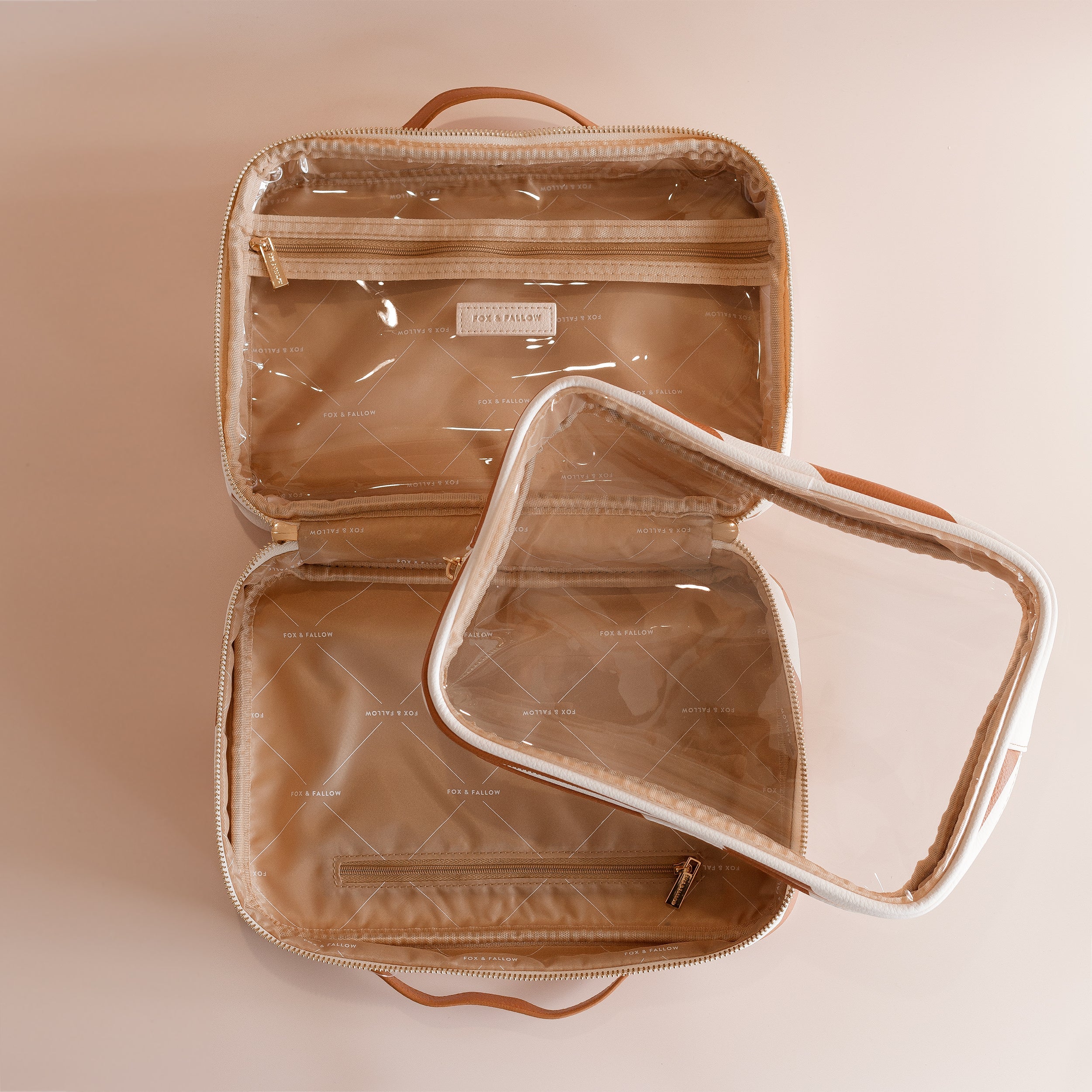 Rust Swirl Cosmetic Bag - SECONDS