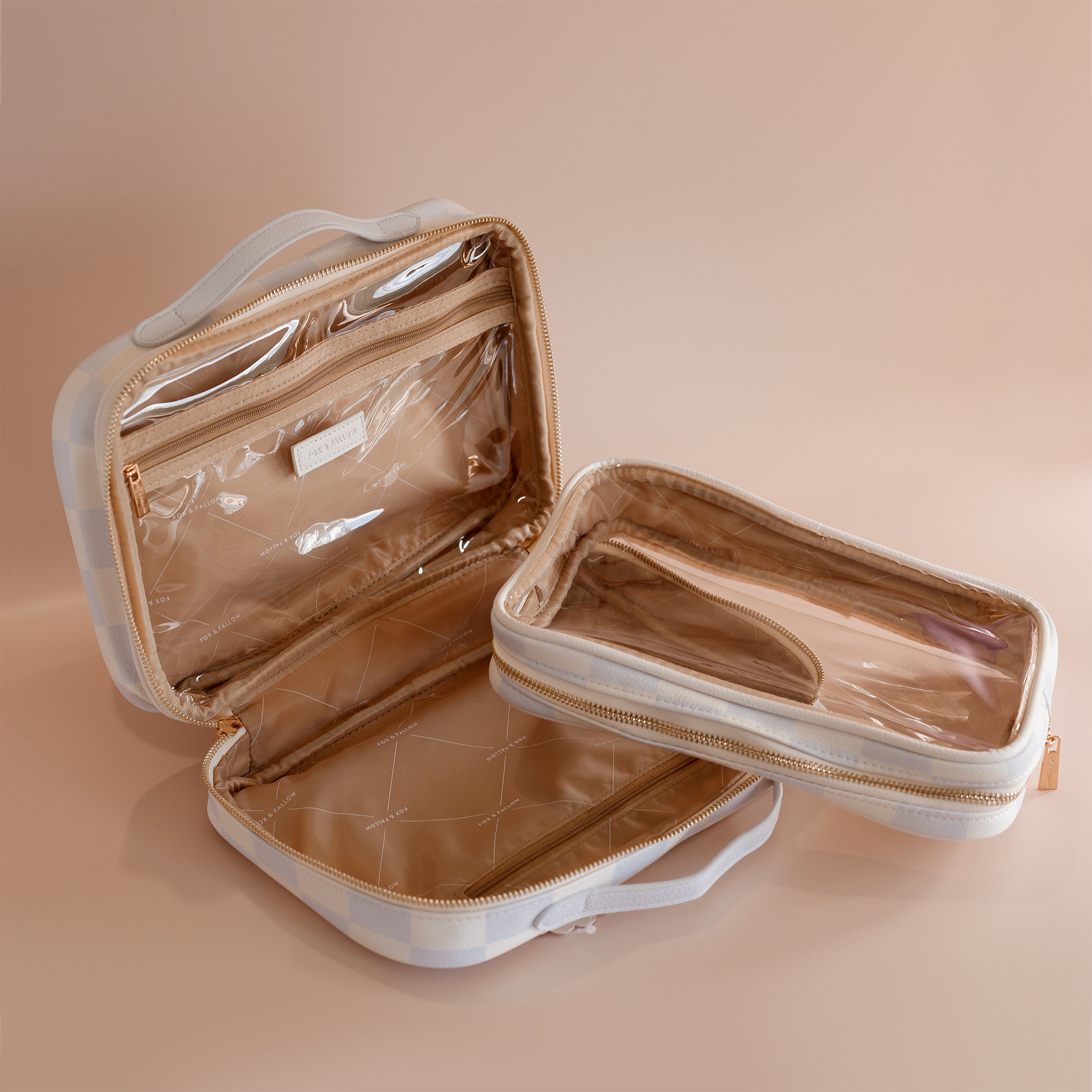 Powder Check Cosmetic Bag - SECONDS