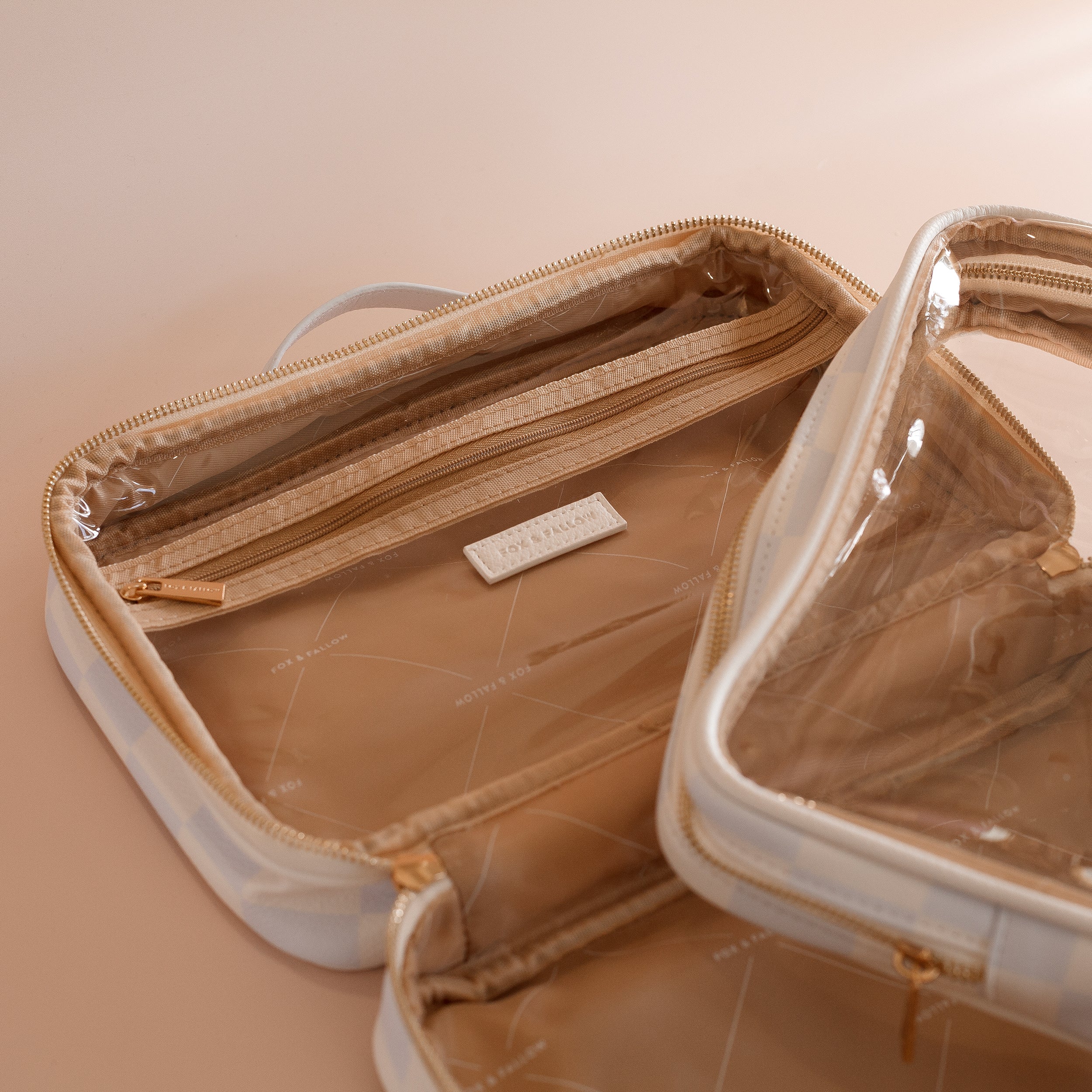 Powder Check Cosmetic Bag - SECONDS