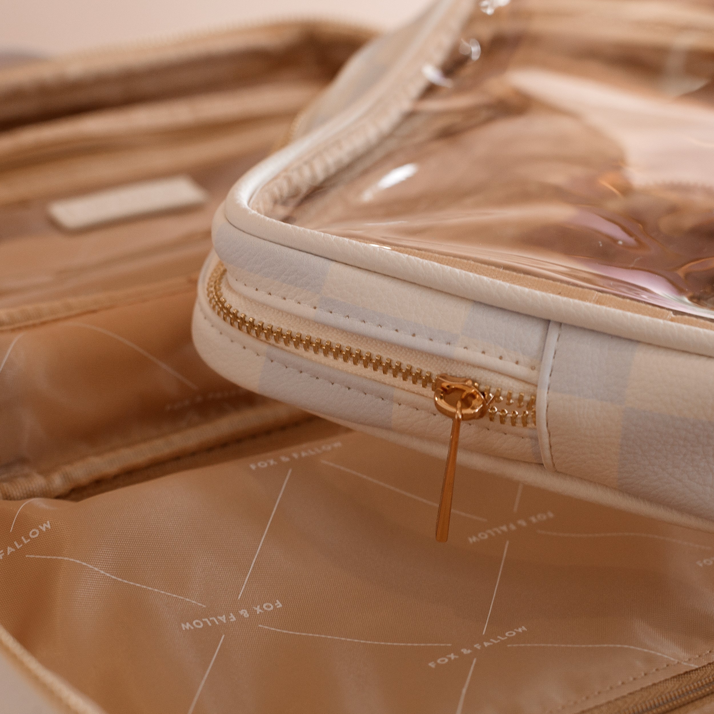 Powder Check Cosmetic Bag - SECONDS