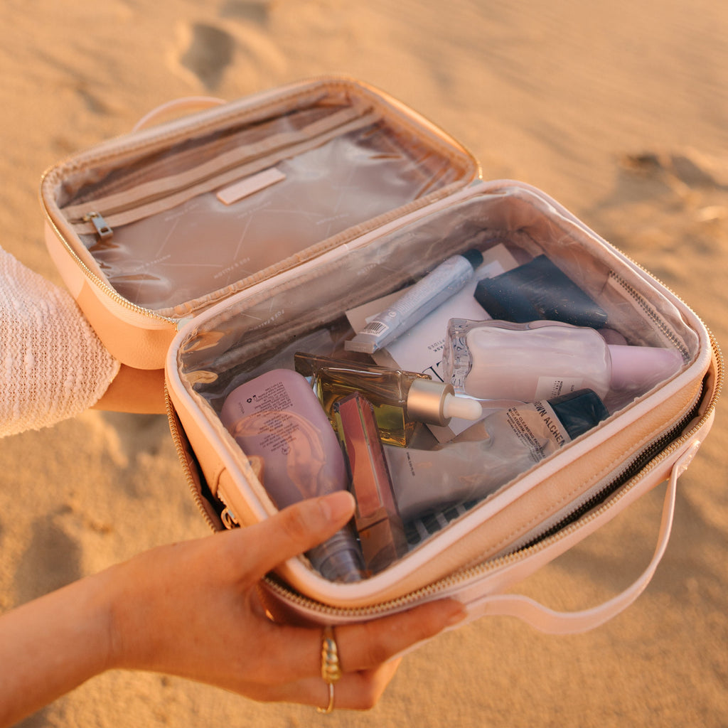 Caramel Ripple Cosmetic Bag - SECONDS