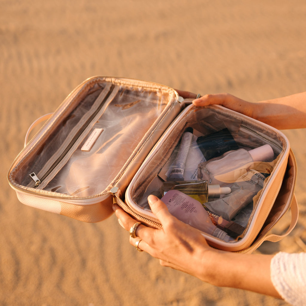 Caramel Ripple Cosmetic Bag - SECONDS