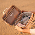 Caramel Ripple Cosmetic Bag - SECONDS