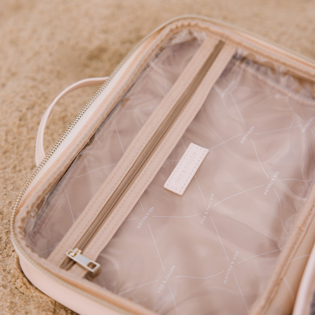 Caramel Ripple Cosmetic Bag - SECONDS