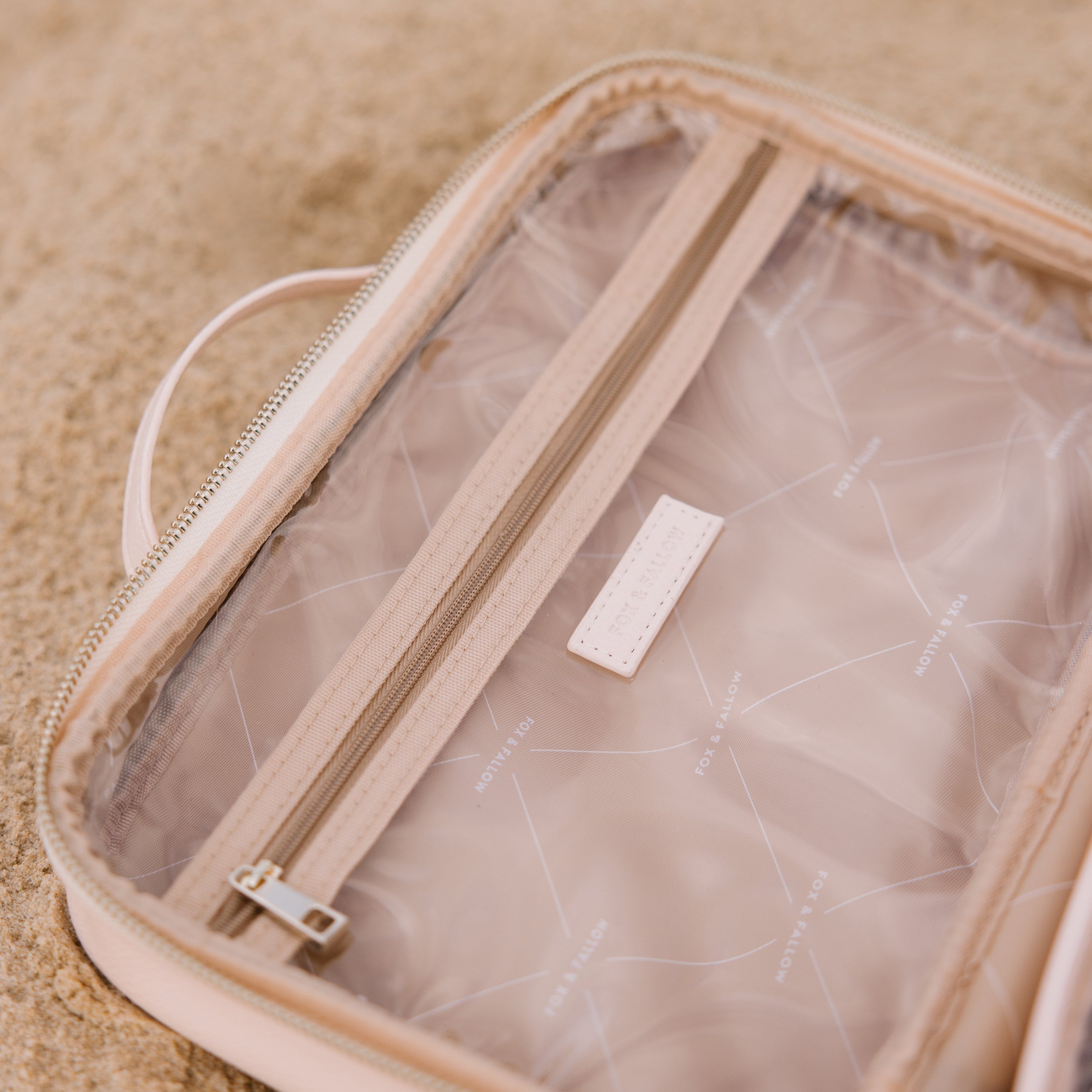 Caramel Ripple Cosmetic Bag - SECONDS