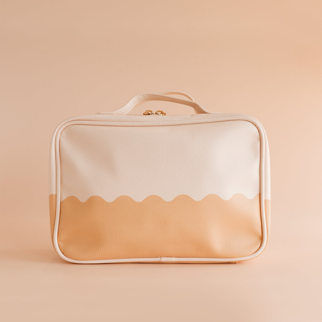 Caramel Ripple Cosmetic Bag - SECONDS