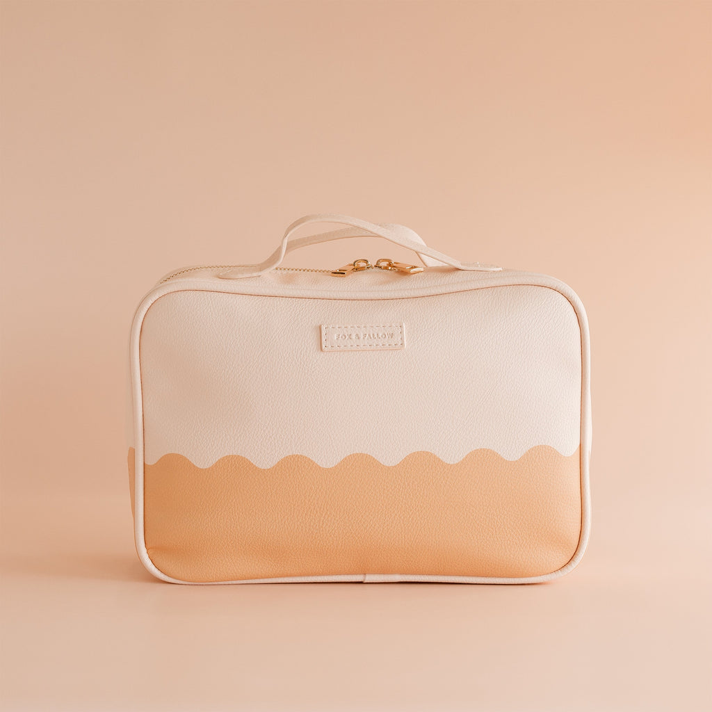 Caramel Ripple Cosmetic Bag - SECONDS