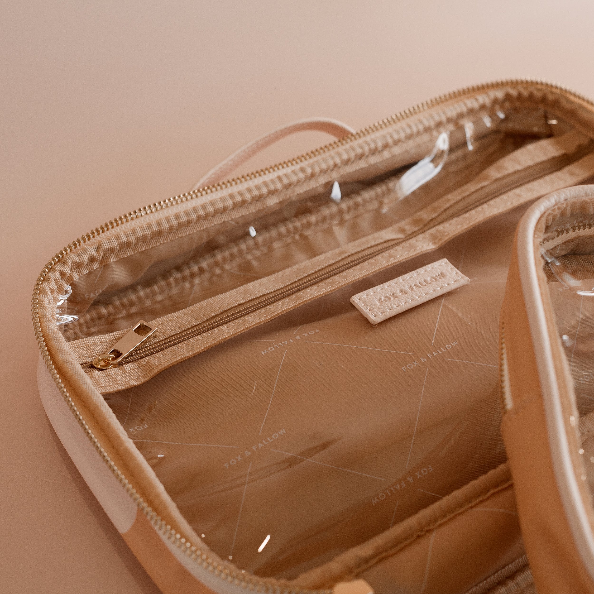 Caramel Ripple Cosmetic Bag - SECONDS