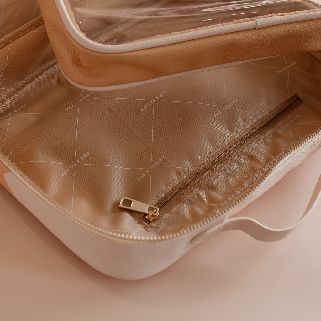 Caramel Ripple Cosmetic Bag - SECONDS