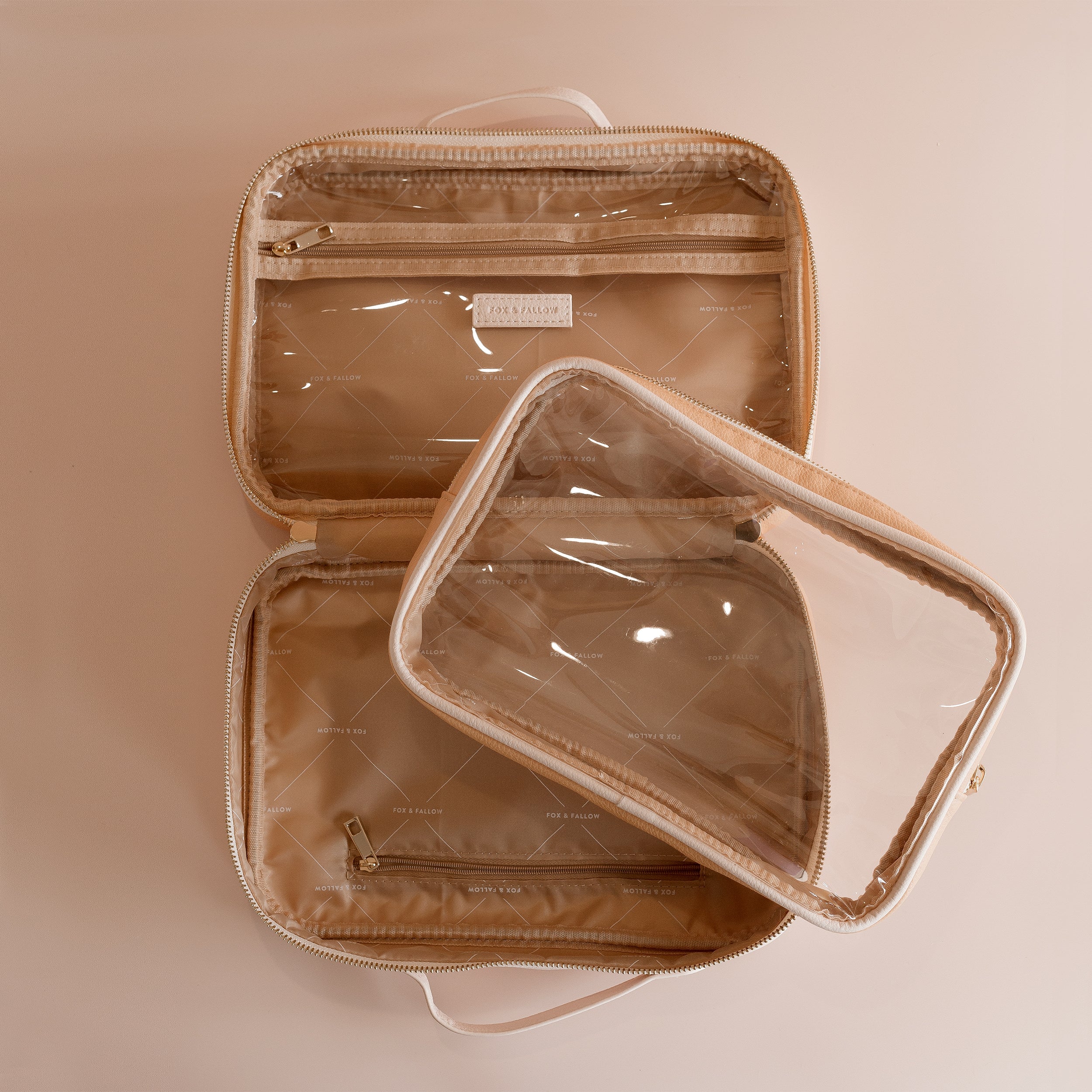 Caramel Ripple Cosmetic Bag - SECONDS