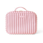 Rosé Pinstripe Cosmetic Bag - PRE-ORDER (MARCH)