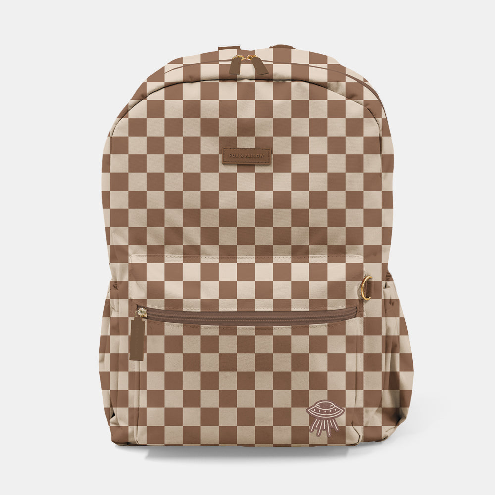 Walnut Check Campus Backpack - Large 36L - PRE-ORDER (OCTOBER)