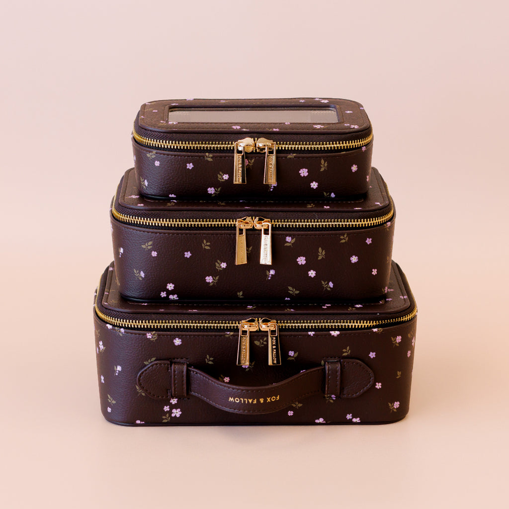 Wisteria Cosmetic Nested Trio Set