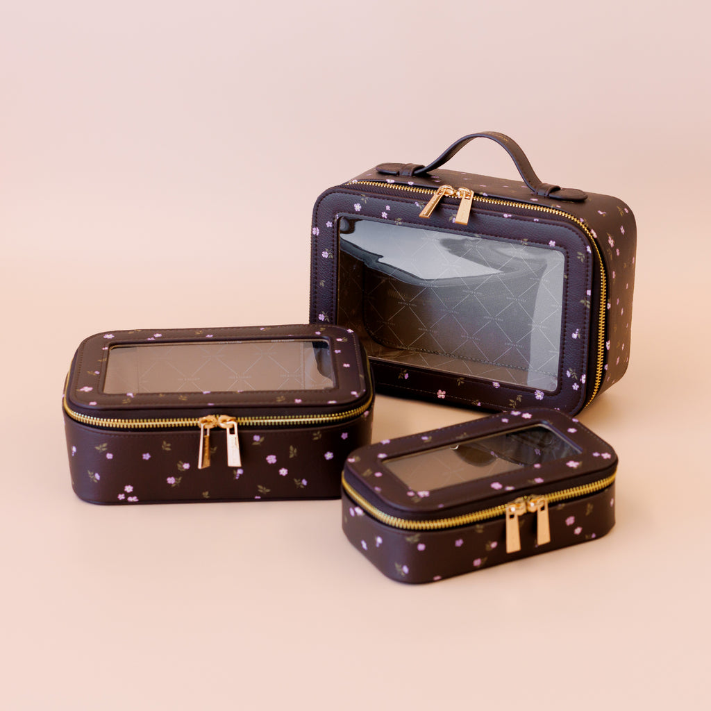 Wisteria Cosmetic Nested Trio Set