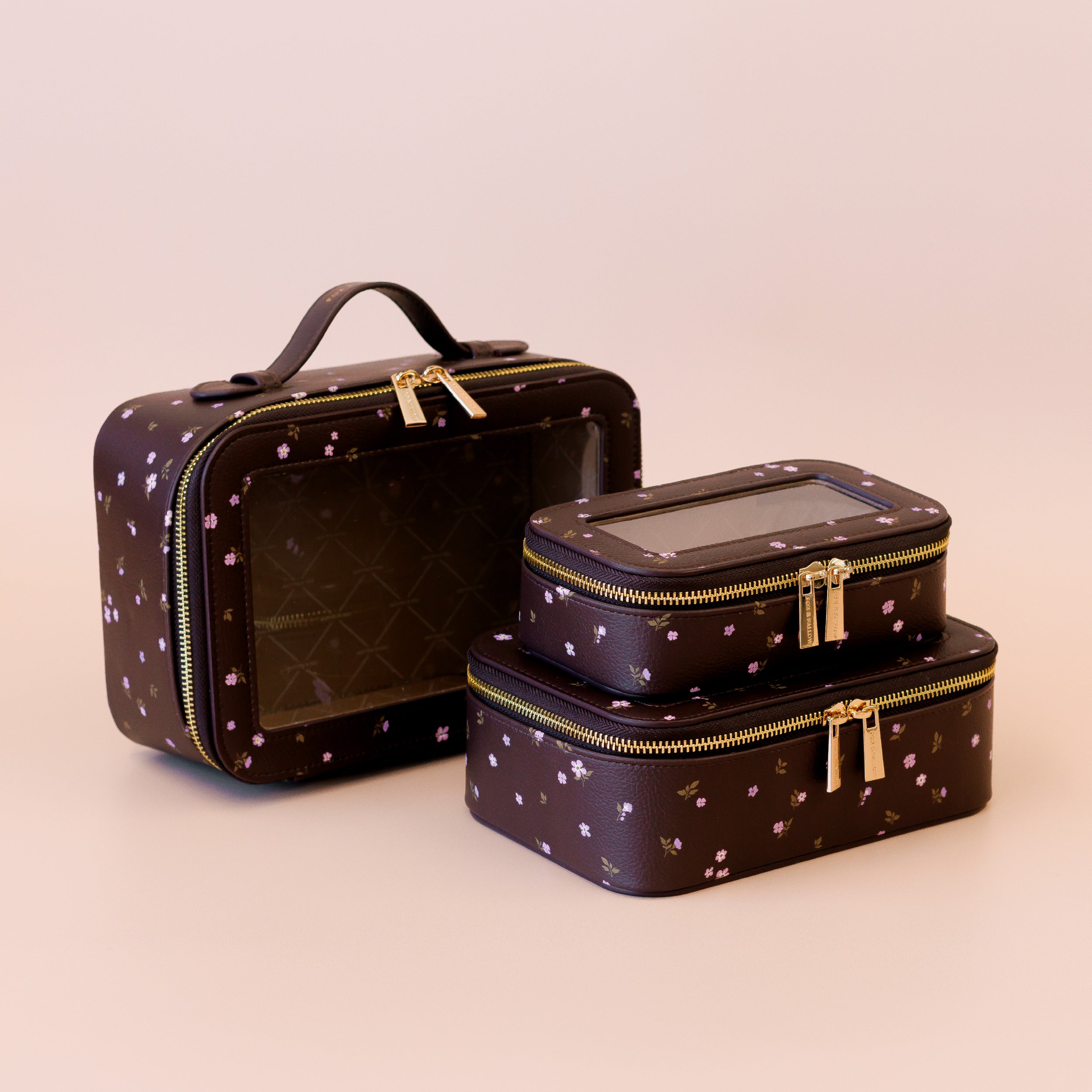 Wisteria Cosmetic Nested Trio Set