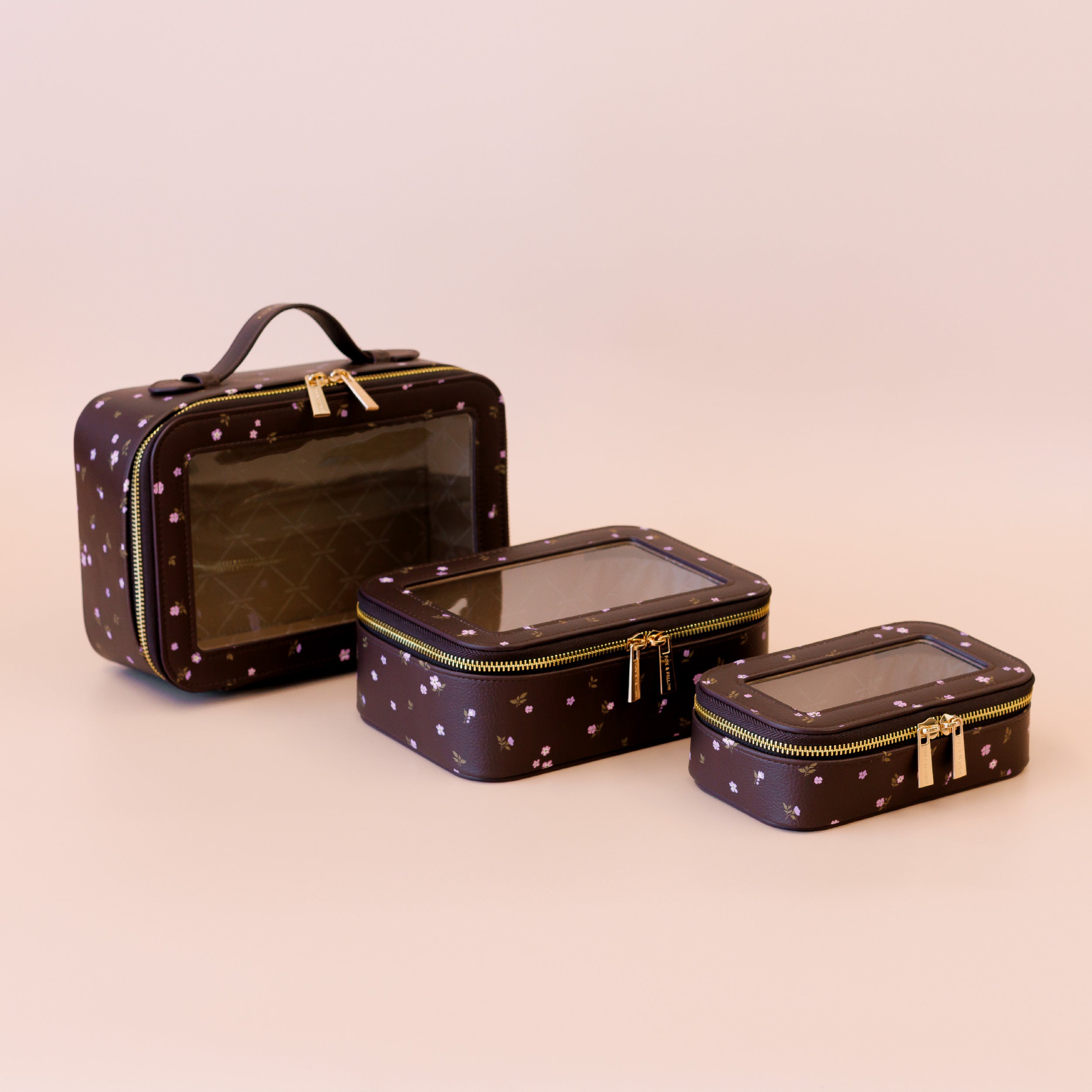 Wisteria Cosmetic Nested Trio Set
