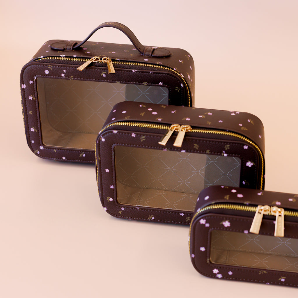 Wisteria Cosmetic Nested Trio Set
