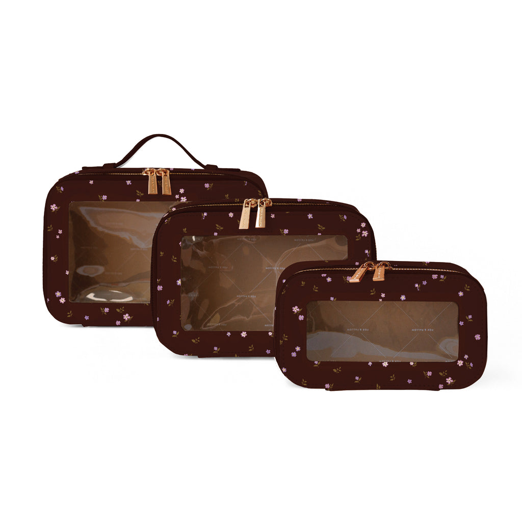 Wisteria Cosmetic Nested Trio Set - PRE-ORDER (MAY)