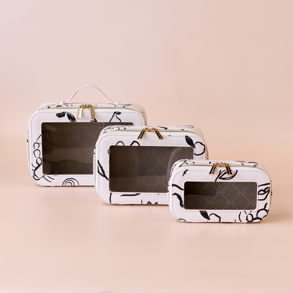Amalfi Cosmetic Nested Trio Set