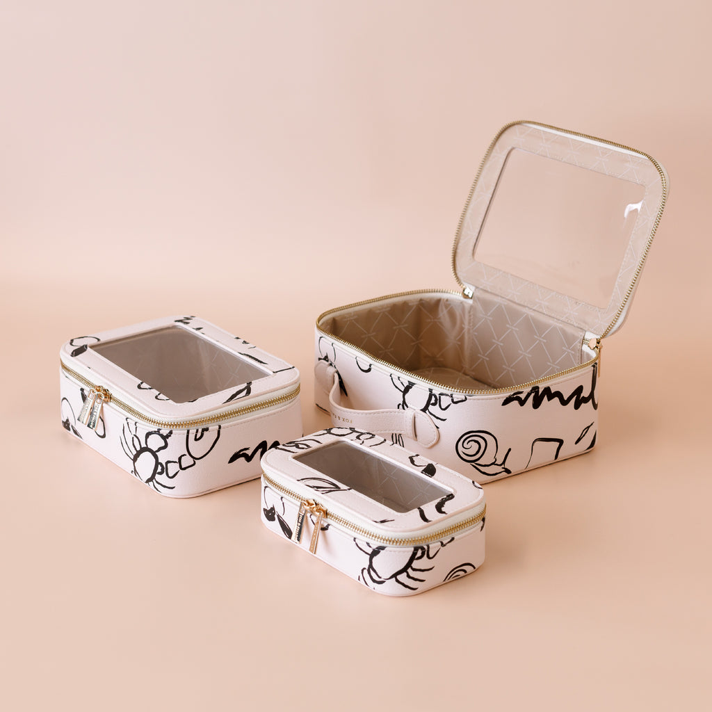 Amalfi Cosmetic Nested Trio Set