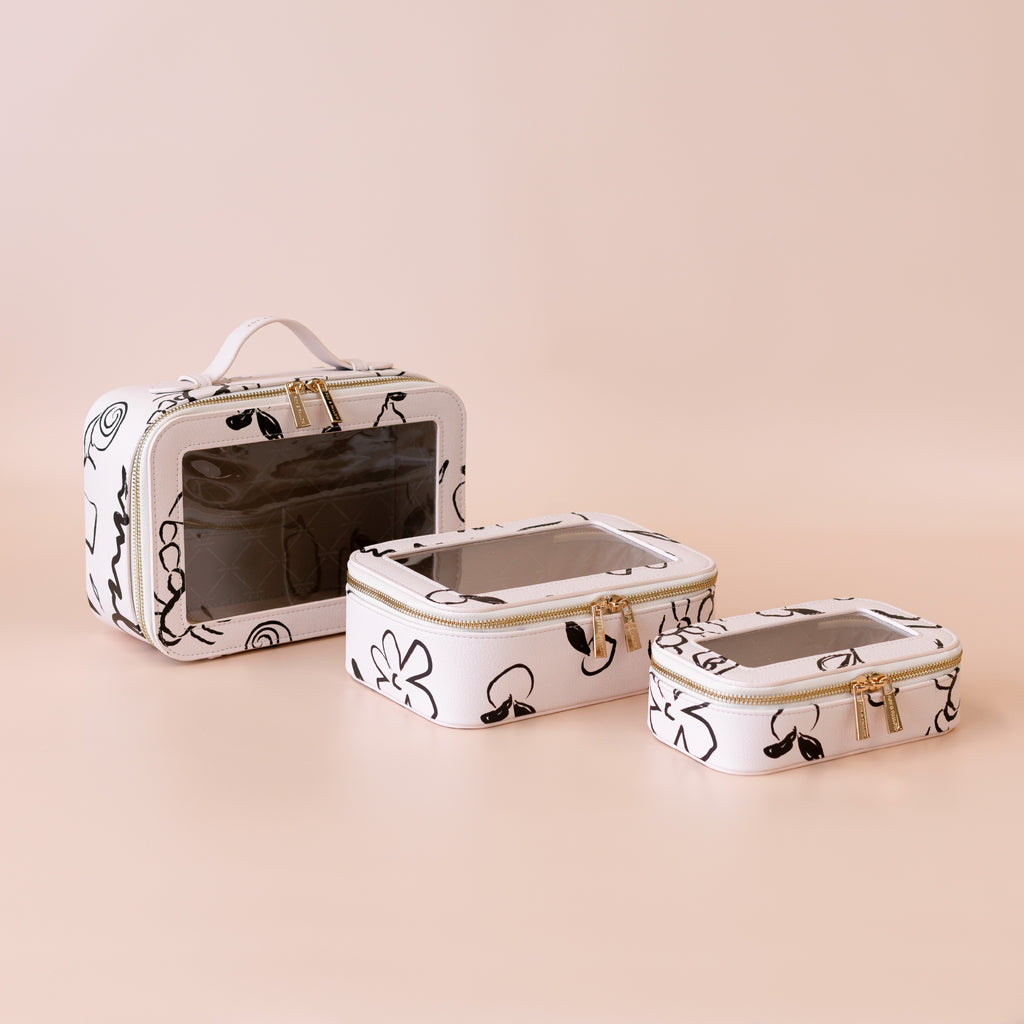 Amalfi Cosmetic Nested Trio Set