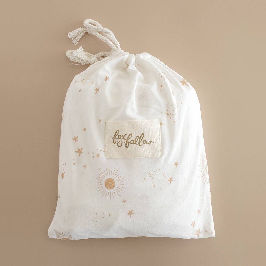 Constellation Organic Fitted Cot Sheet - SECONDS
