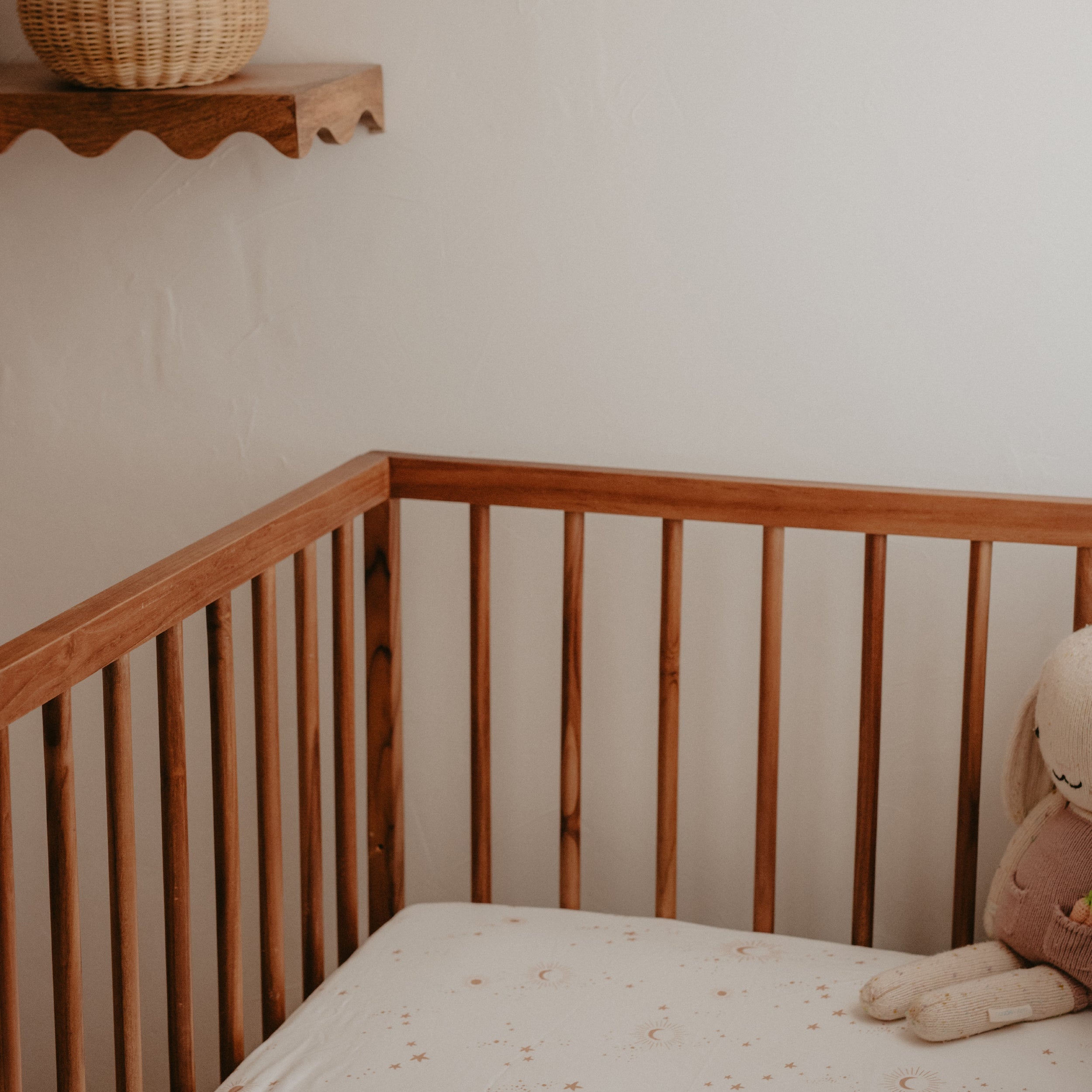 Constellation Organic Fitted Cot Sheet - SECONDS
