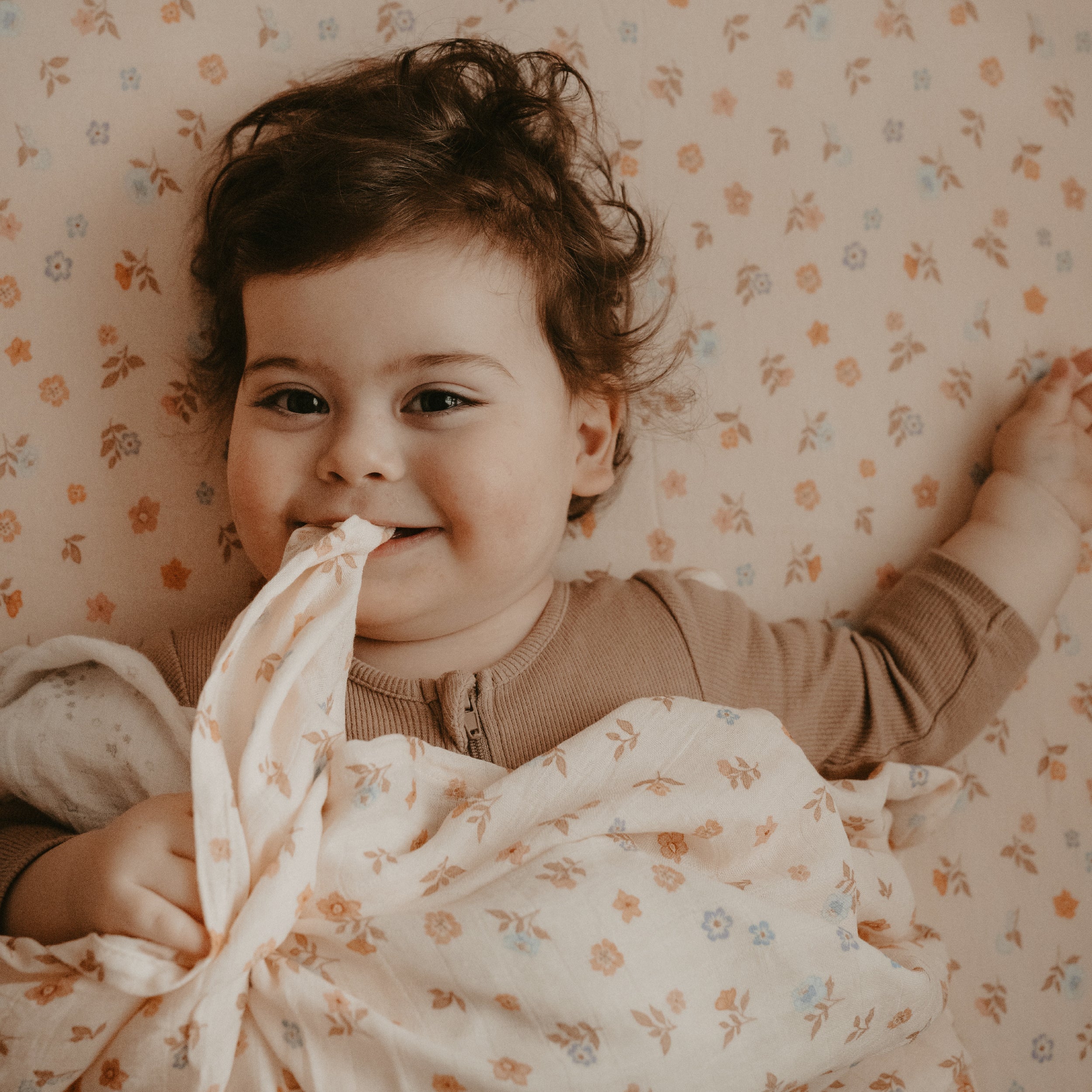 Meadow Organic Fitted Cot Sheet - SECONDS