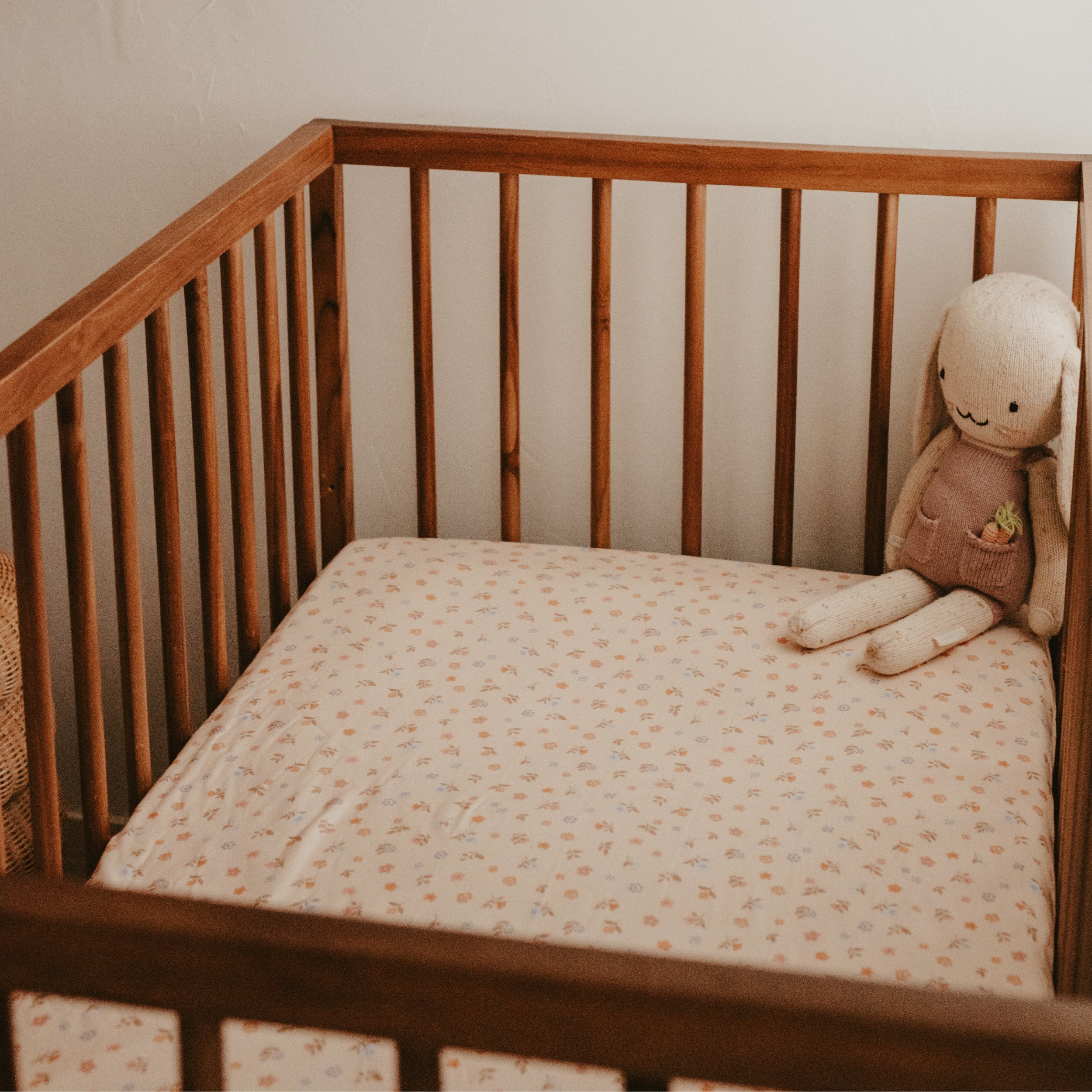 Meadow Organic Fitted Cot Sheet - SECONDS