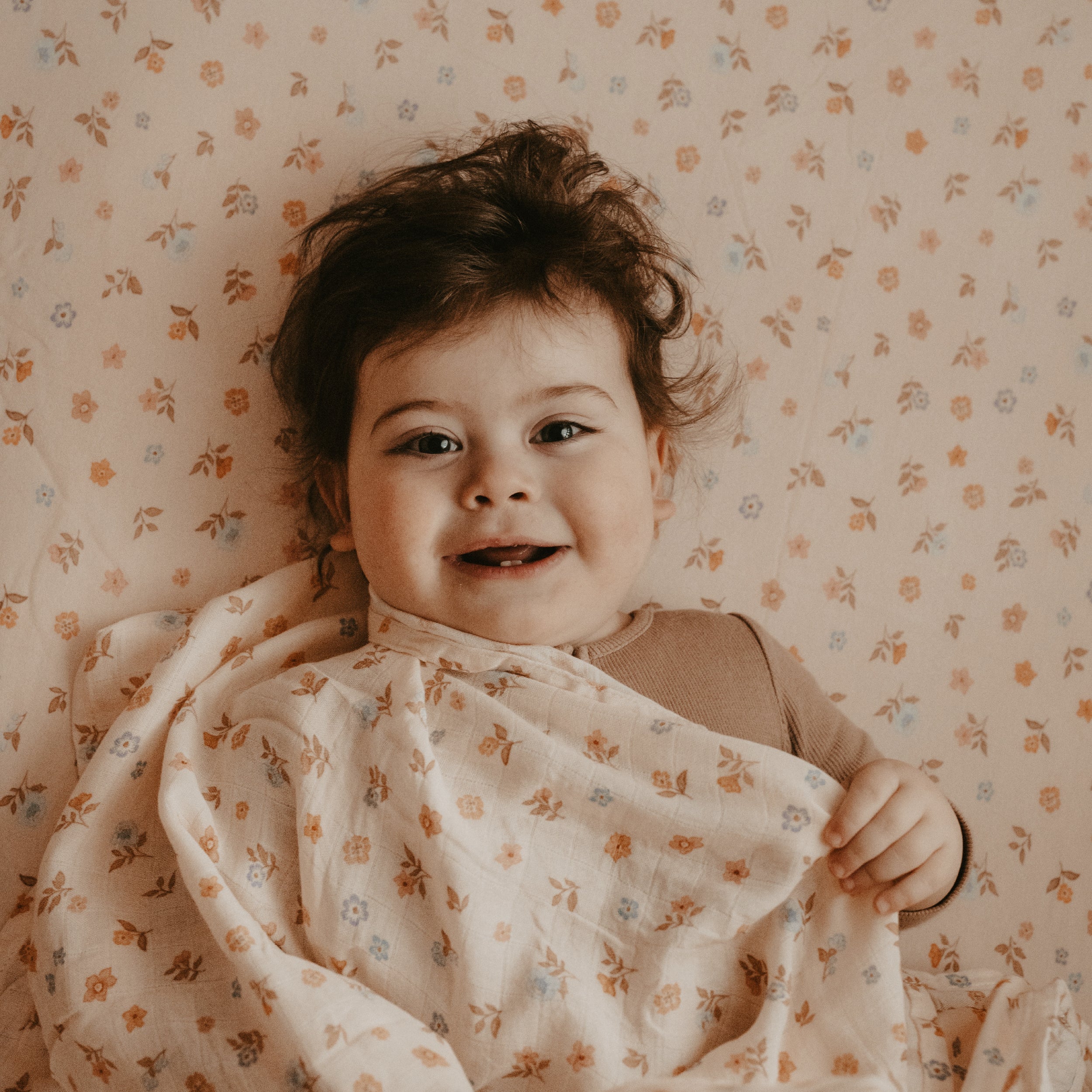 Meadow Organic Fitted Cot Sheet - SECONDS