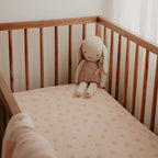 Daisy Chain Organic Fitted Cot Sheet - SECONDS