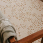 Desert Palms Organic Fitted Bassinet Sheet/Change Pad Cover