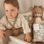 Zanzibar Organic Fitted Bassinet Sheet/Change Pad Cover