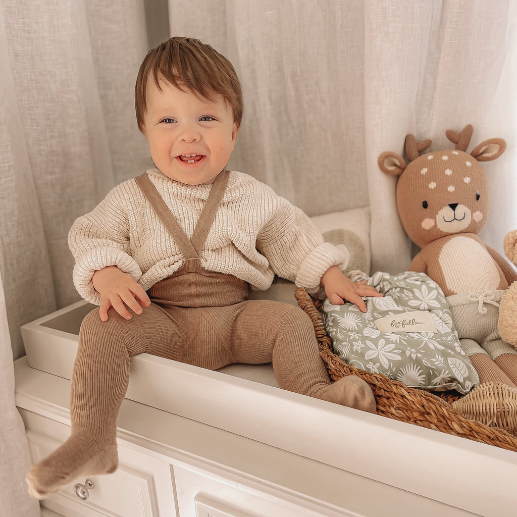 Zanzibar Organic Fitted Bassinet Sheet/Change Pad Cover