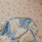 Forget-Me-Not Organic Fitted Bassinet Sheet/Change Pad Cover
