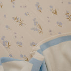 Forget-Me-Not Organic Fitted Bassinet Sheet/Change Pad Cover