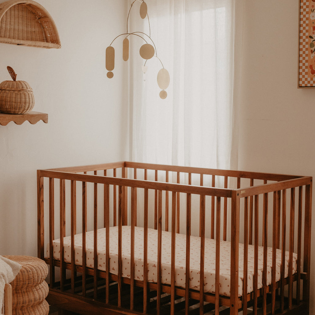 Birch Organic Fitted Cot Sheet - SECONDS