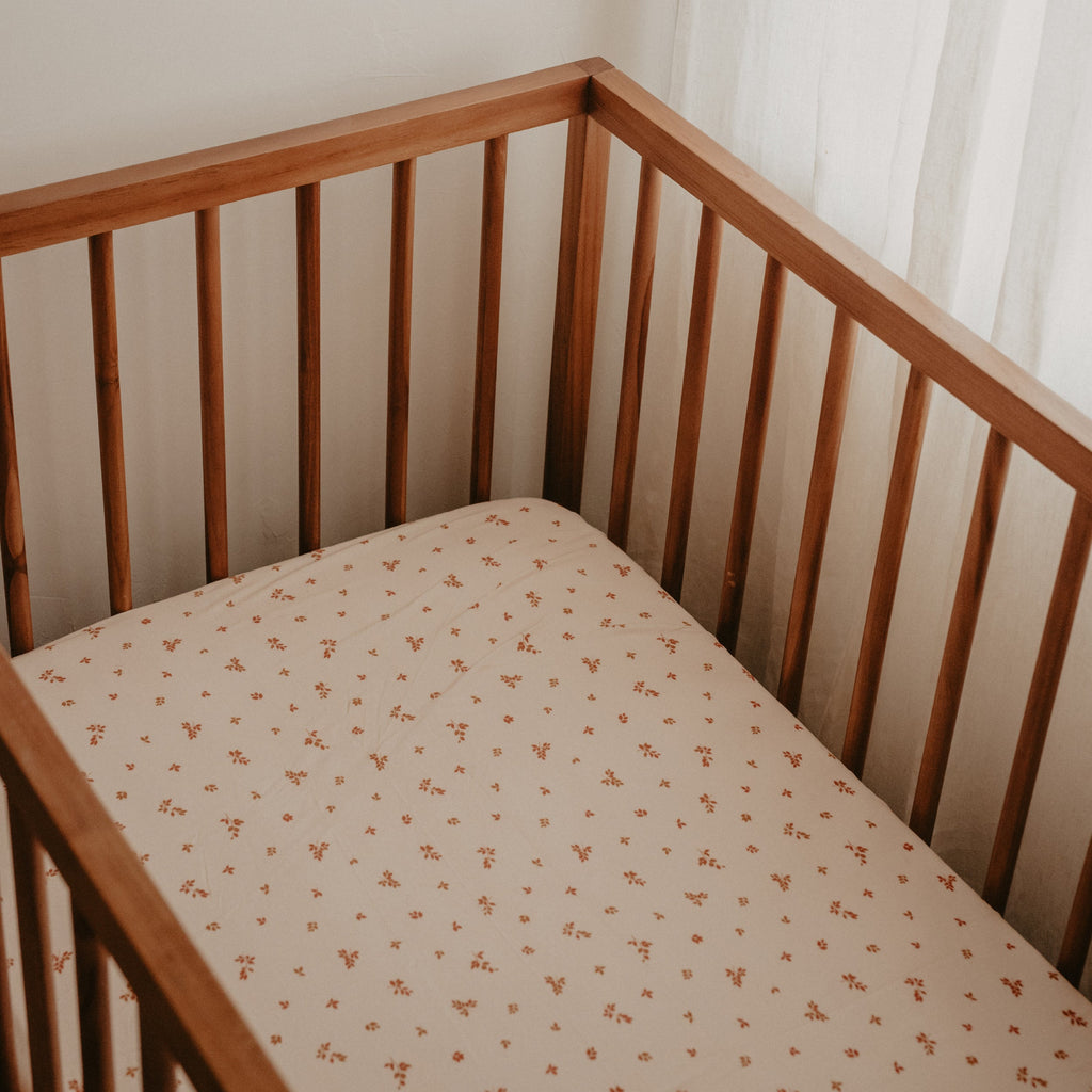 Birch Organic Fitted Cot Sheet - SECONDS