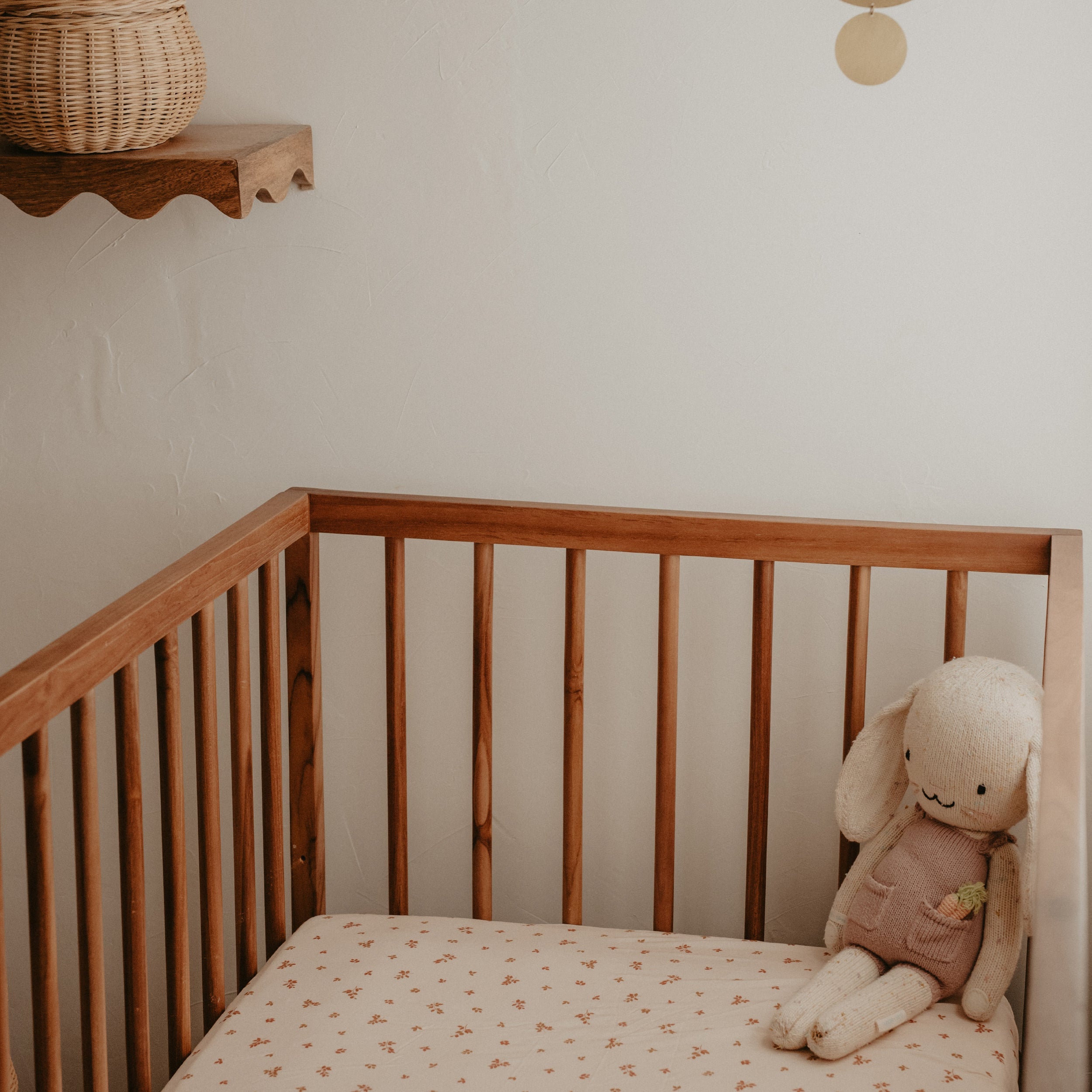 Birch Organic Fitted Cot Sheet - SECONDS