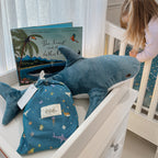 Ocean Creatures Marine Organic Fitted Bassinet Sheet/Change Pad Cover