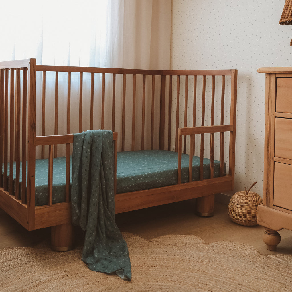 Pine Organic Fitted Cot Sheet