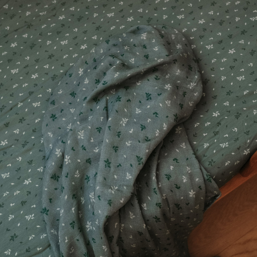 Pine Organic Fitted Cot Sheet