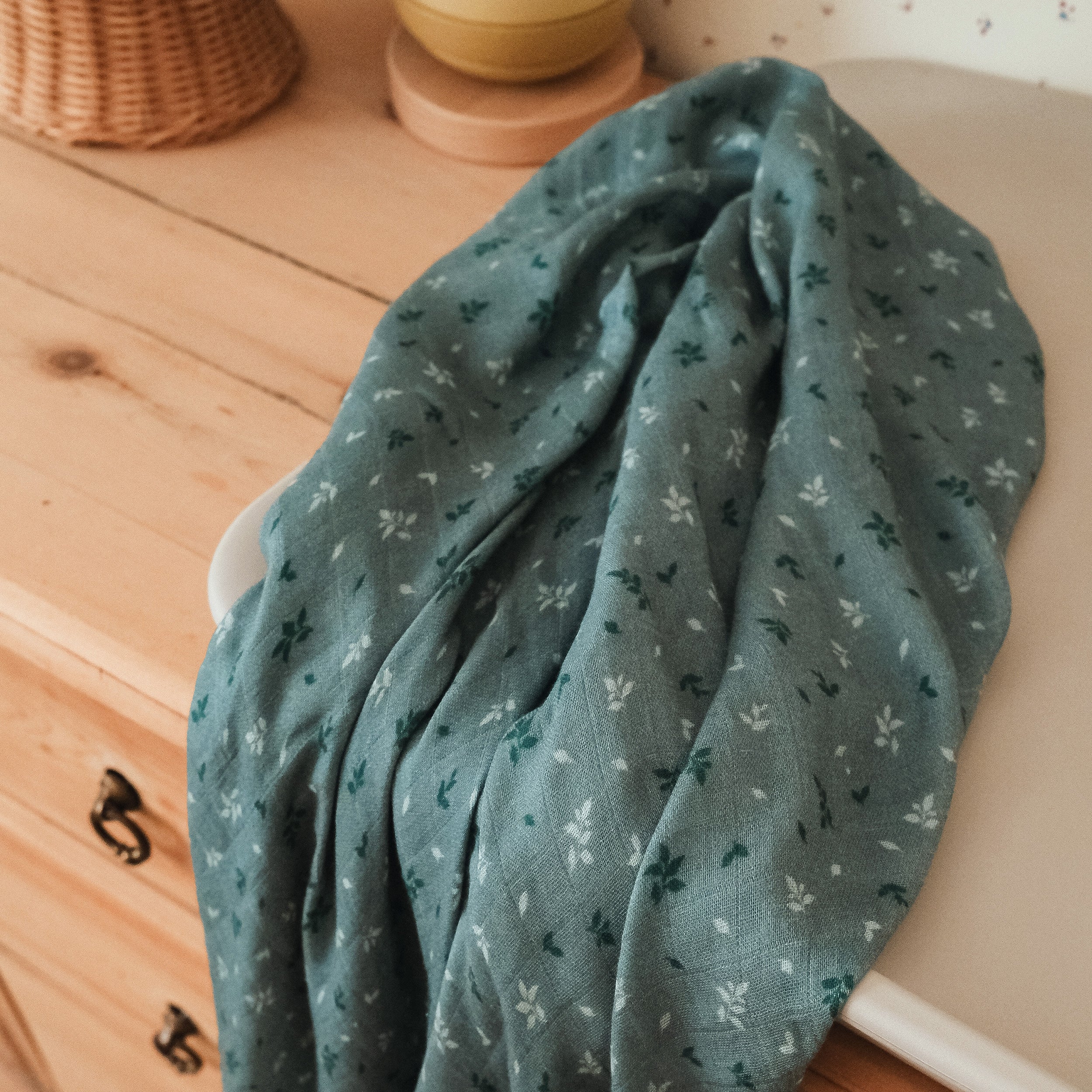 Pine Organic Fitted Cot Sheet